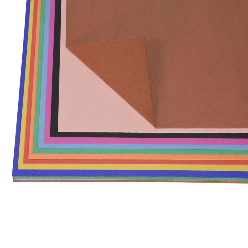 School Smart Railroad Poster Board Paper, 22 x 28 Inches, 4-Ply, Assorted Colors, Pack of 25 - Image 4